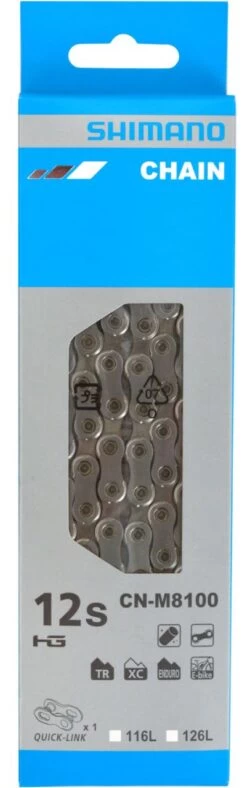 Shimano XT CN-M8100 12-speed Chain With Quick-Link Chain 12-speed | Bike-Discount 11 Shimano XT CN-M8100 12-speed Chain With Quick-Link Chain 12-speed | Bike-Discount -Shimano Riding Shimano XT CN M8100 12 fach Kette mit Quick Link 20072595 1280x1280