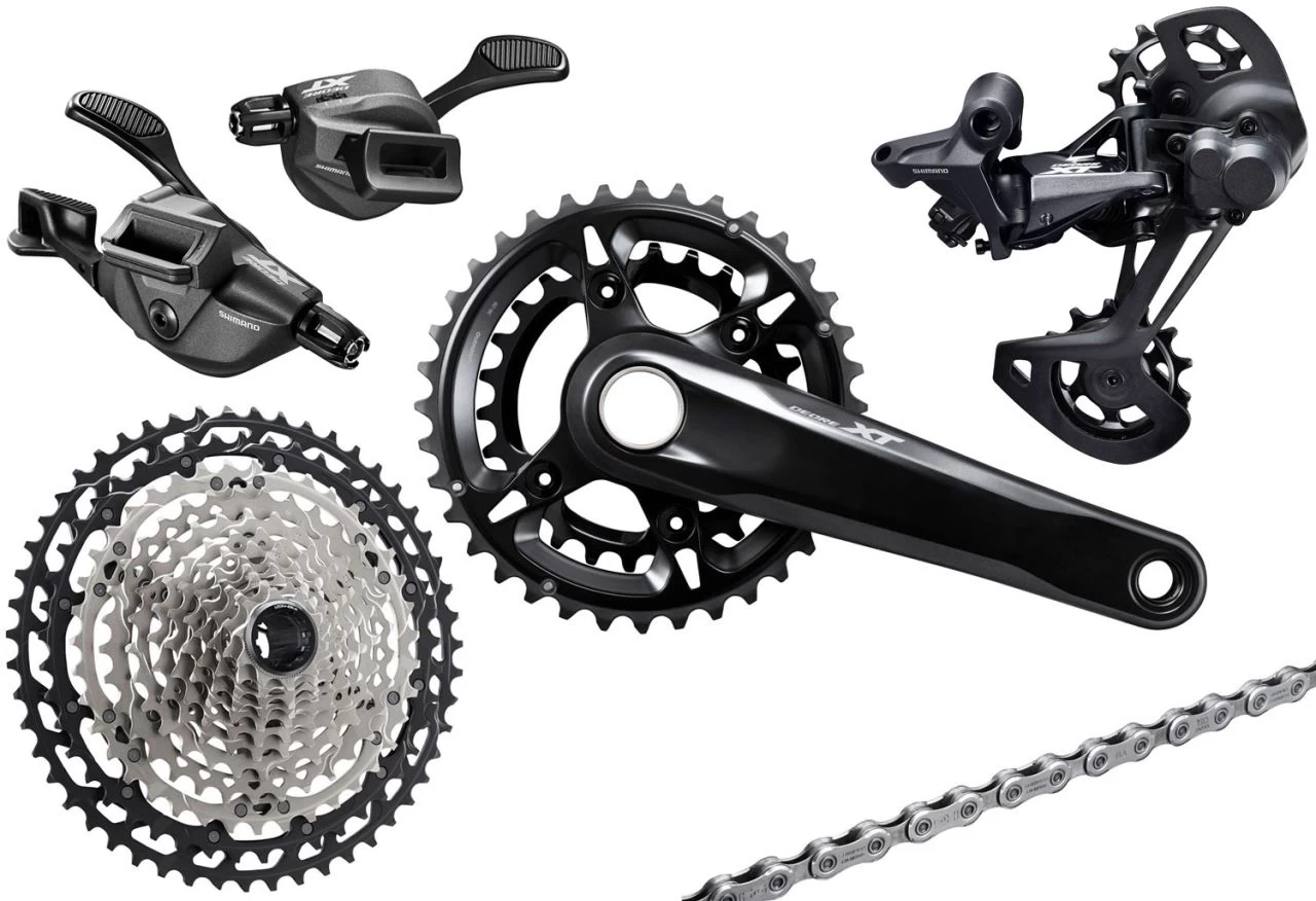 Shimano XT M8100 2x12-speed Group I-Spec EV 10-45 MTB Group Sets | Bike-Discount 1 Shimano XT M8100 2x12-speed Group I-Spec EV 10-45 MTB Group Sets | Bike-Discount