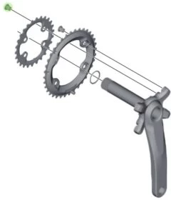 Shimano XT/SLX Chainring Bolts Inside Chainring Bolts | Bike-Discount -Shimano Riding Shimano XT SLX Kettenblattschrauben Innen Y1NV98040 c 1280x1280