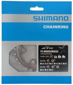 Shimano XTR 2-speed Chainring For FC-M9000/9020 26T (AT) 11-speed | Bike-Discount -Shimano Riding Shimano XTR 2 fach Kettenblatt FC M9000 9020 26 Zahne AT Y1PV26000 c 1280x1280