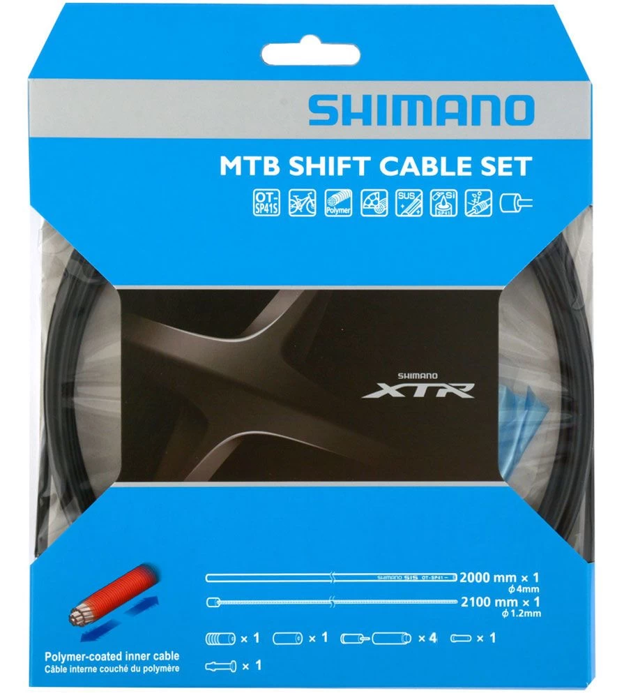 Shimano XTR OT-SP41 1-speed Polymer Shift Cable Set Gear Cable Sets | Bike-Discount 1 Shimano XTR OT-SP41 1-speed Polymer Shift Cable Set Gear Cable Sets | Bike-Discount